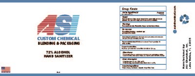ASI 4oz Sanitizer.jpg label - ASI 4oz Sanitizer